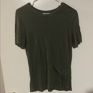 Zara Olive Green Short Sleeve Tee